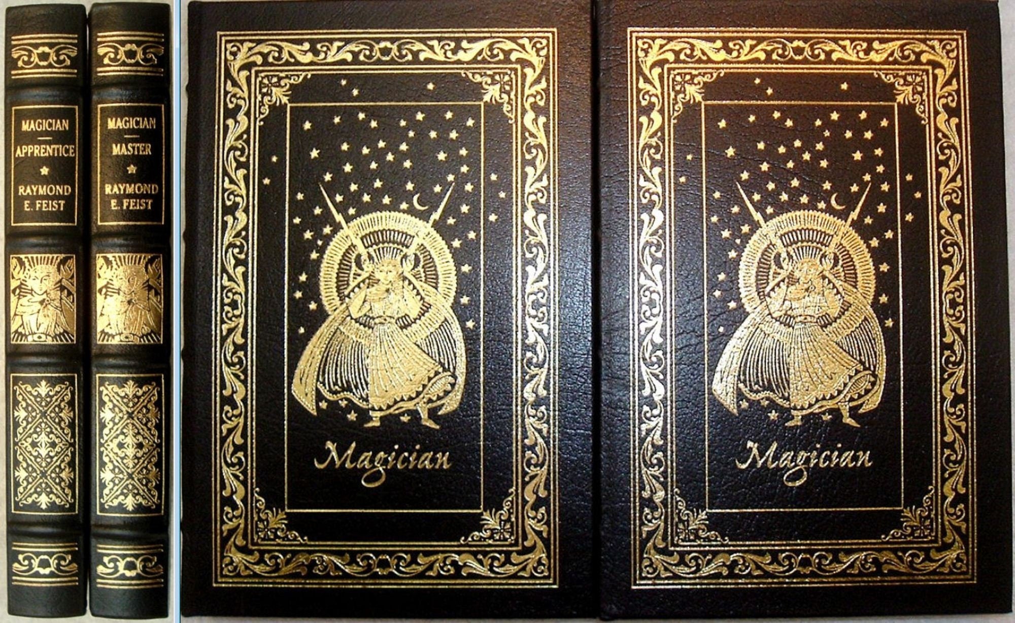 MAGICIAN - APPRENTICE & MASTER by Raymond Feist Easton Press 2 Volume Set Signed 1998