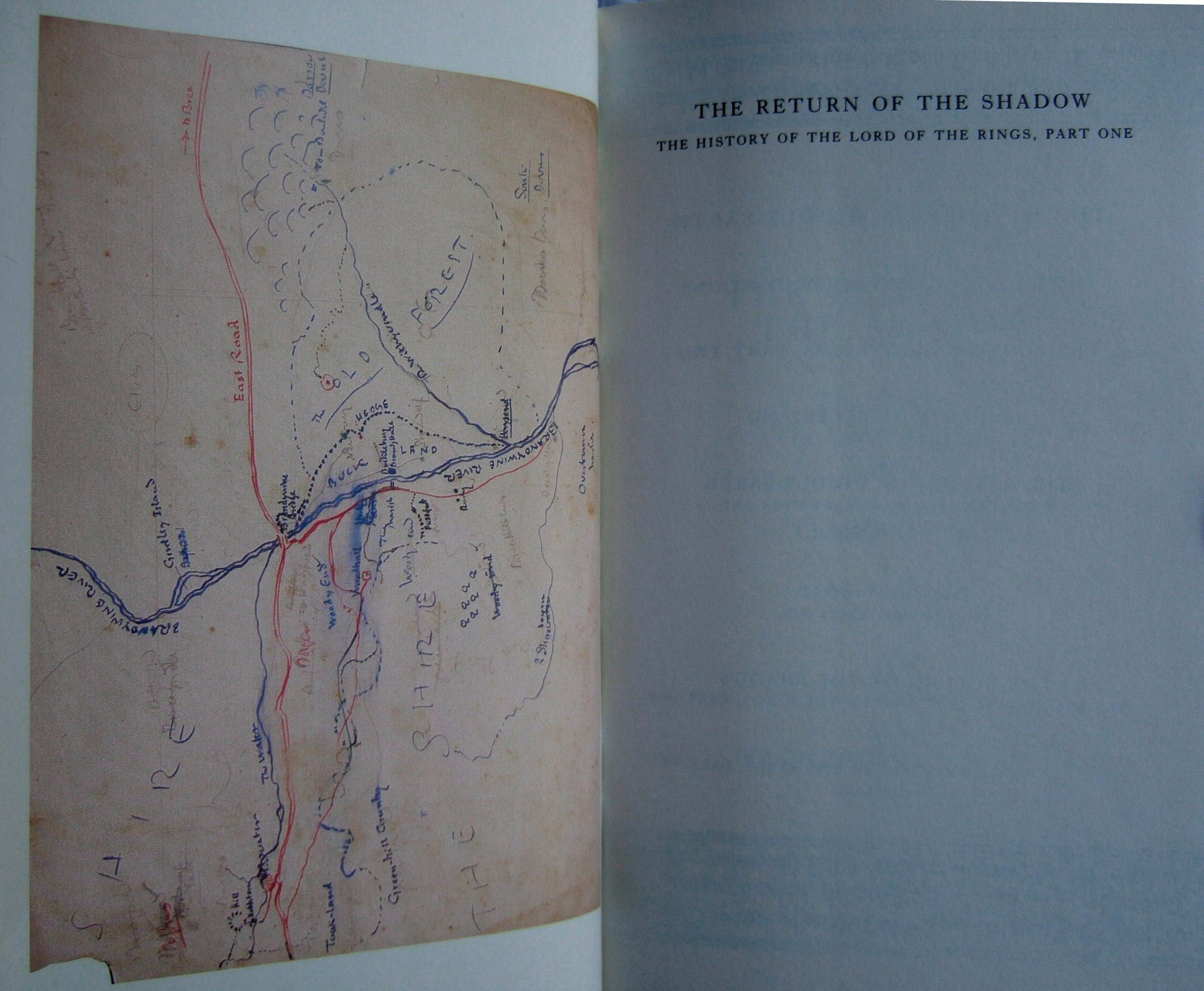 The RETURN Of The Shadow Volume VI by JRR Tolkien First Edition 1988