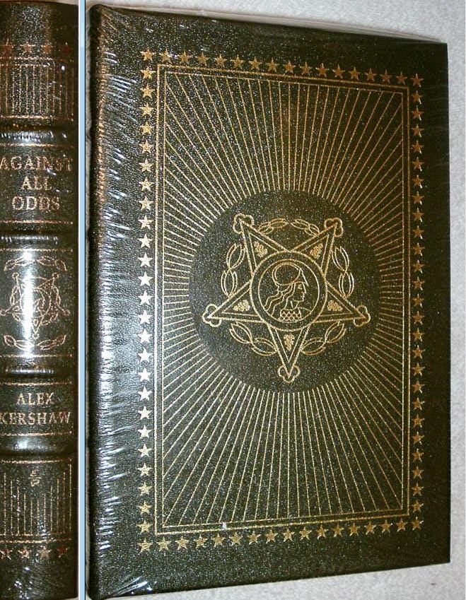 AGAINST ALL ODDS by Alex Kershaw Easton Press Leather New Sealed