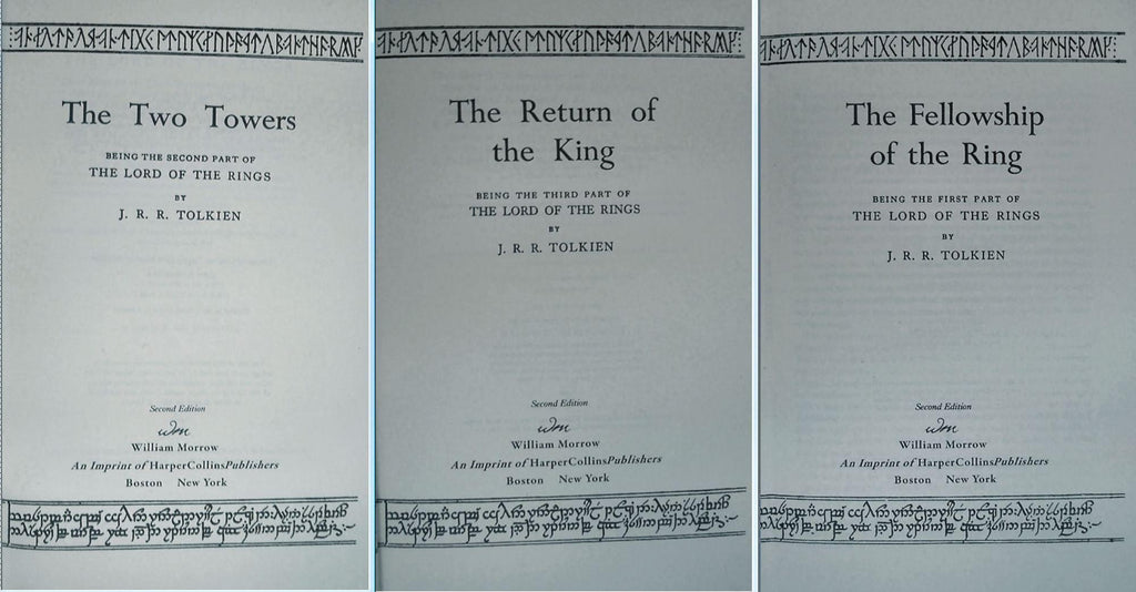 The LORD Of The RINGS 3 Volume Set by JRR Tolkien in Slipcase New Sealed