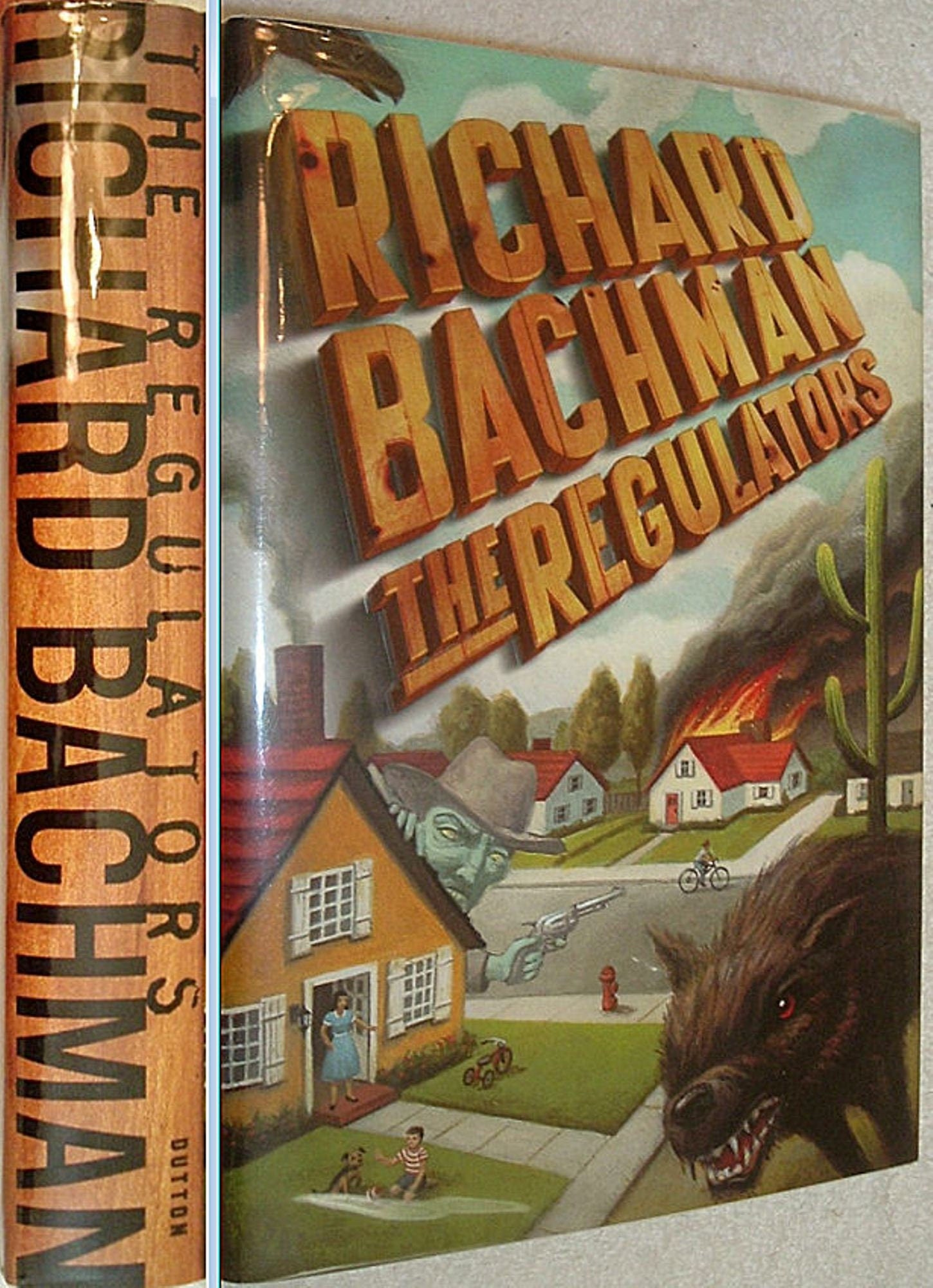 THE REGULATORS by Richard Bachman (AKA) Stephen King Dutton Signed First Edition 1996