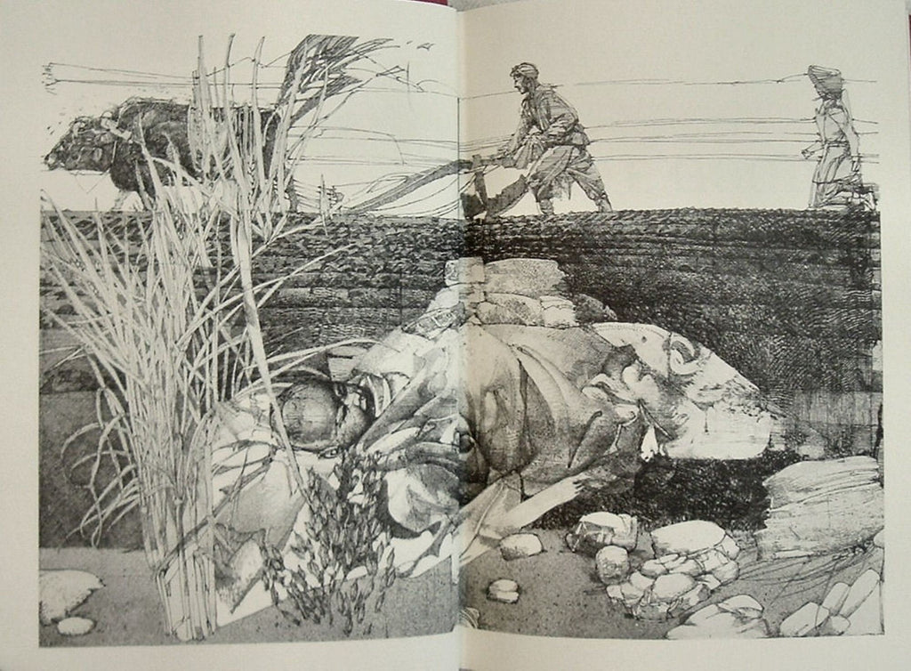 THE GOOD EARTH by Pearl Buck Franklin Library Leather Illustrated 1983