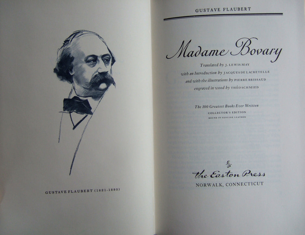 MADAME BOVARY by Gustave Flaubert Easton Press Leather 1978
