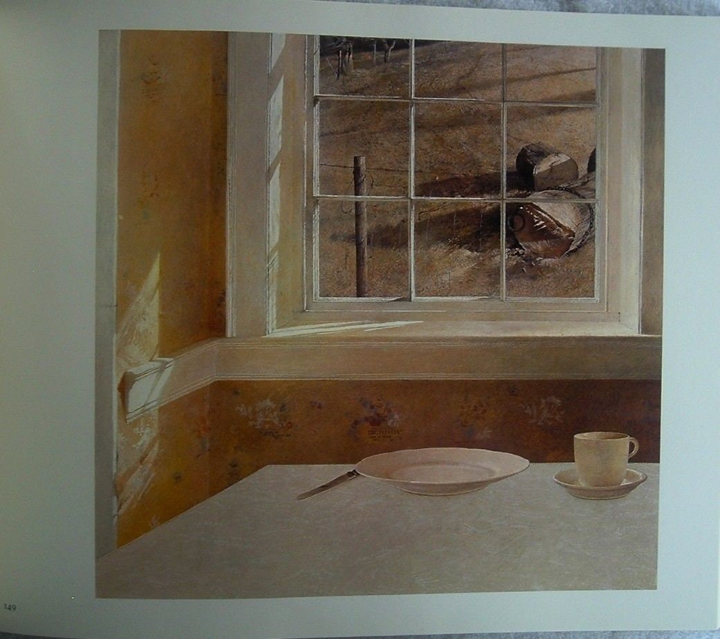 ANDREW WYETH by Richard Meryman 165 Color Prints With Dust Jacket First Edition 1968