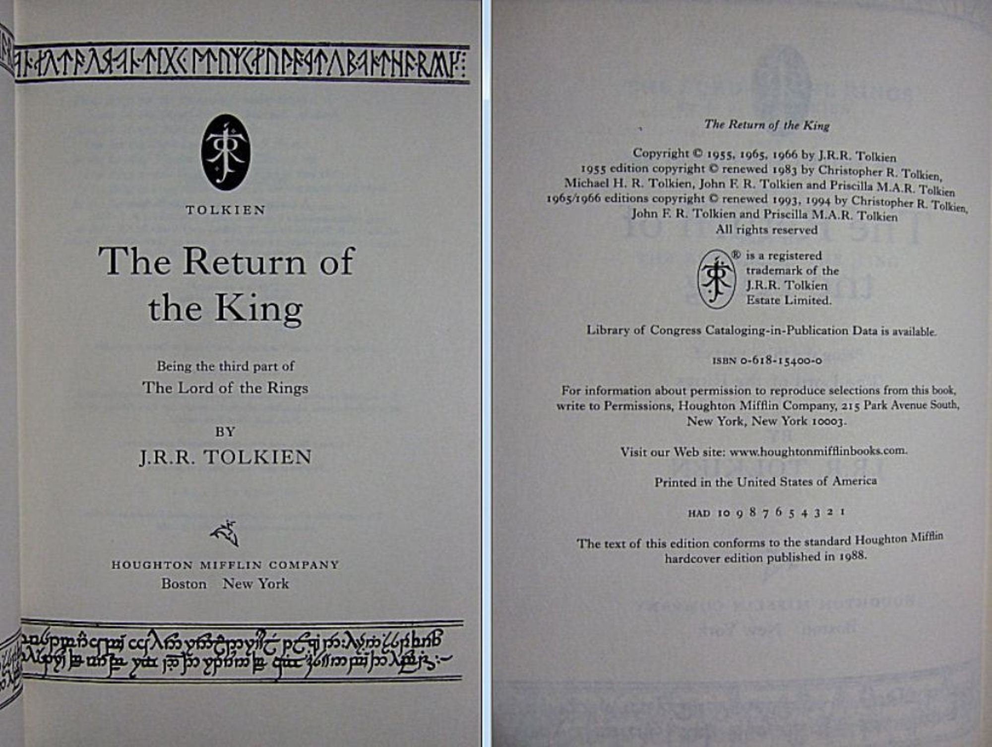 The Lord of the Rings 3-Volume Set: Movie Edition with Slipcase New