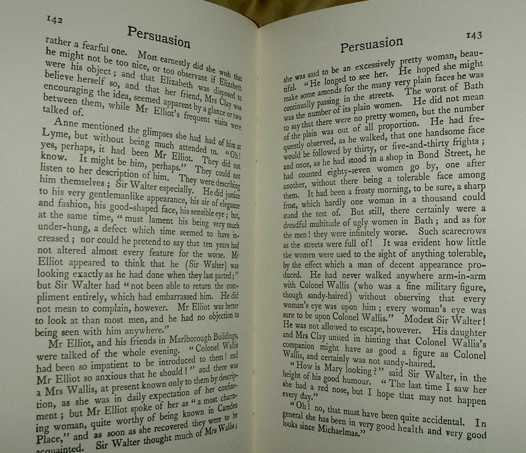 PERSUASION by Jane Austen Easton Press Leather Brand As New 1996