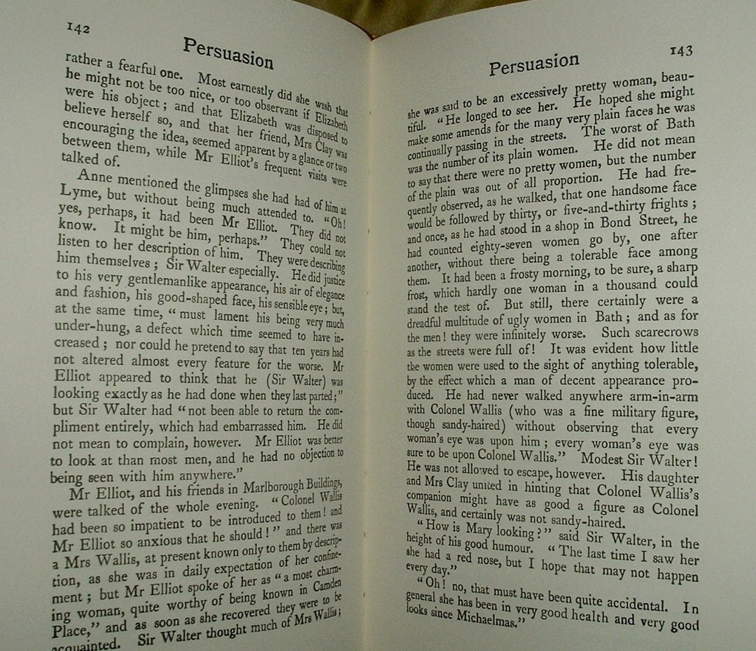 PERSUASION by Jane Austen Easton Press Leather Brand As New 1996