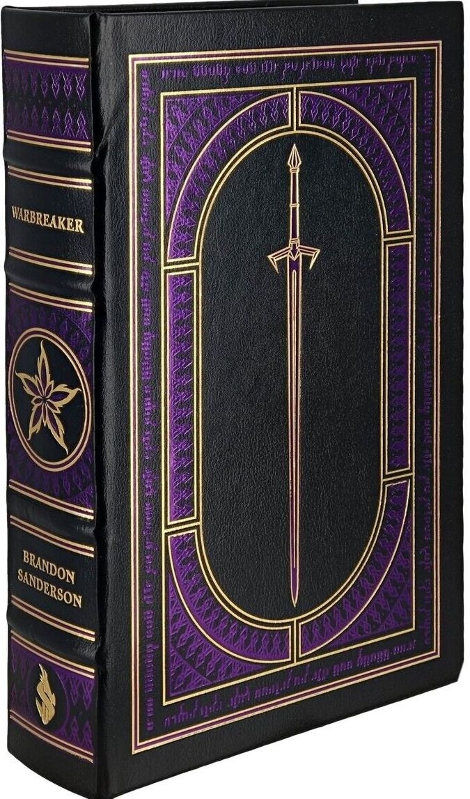 WARBREAKER by Bandon Sanderson  Full Leather 10th Anniversary Edition 2019