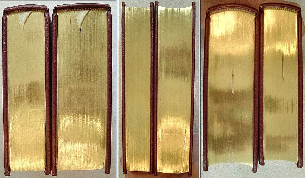 LES MISERABLES by Victor Hugo Easton Press Leather 2 Volume Set Famous Editions 1966