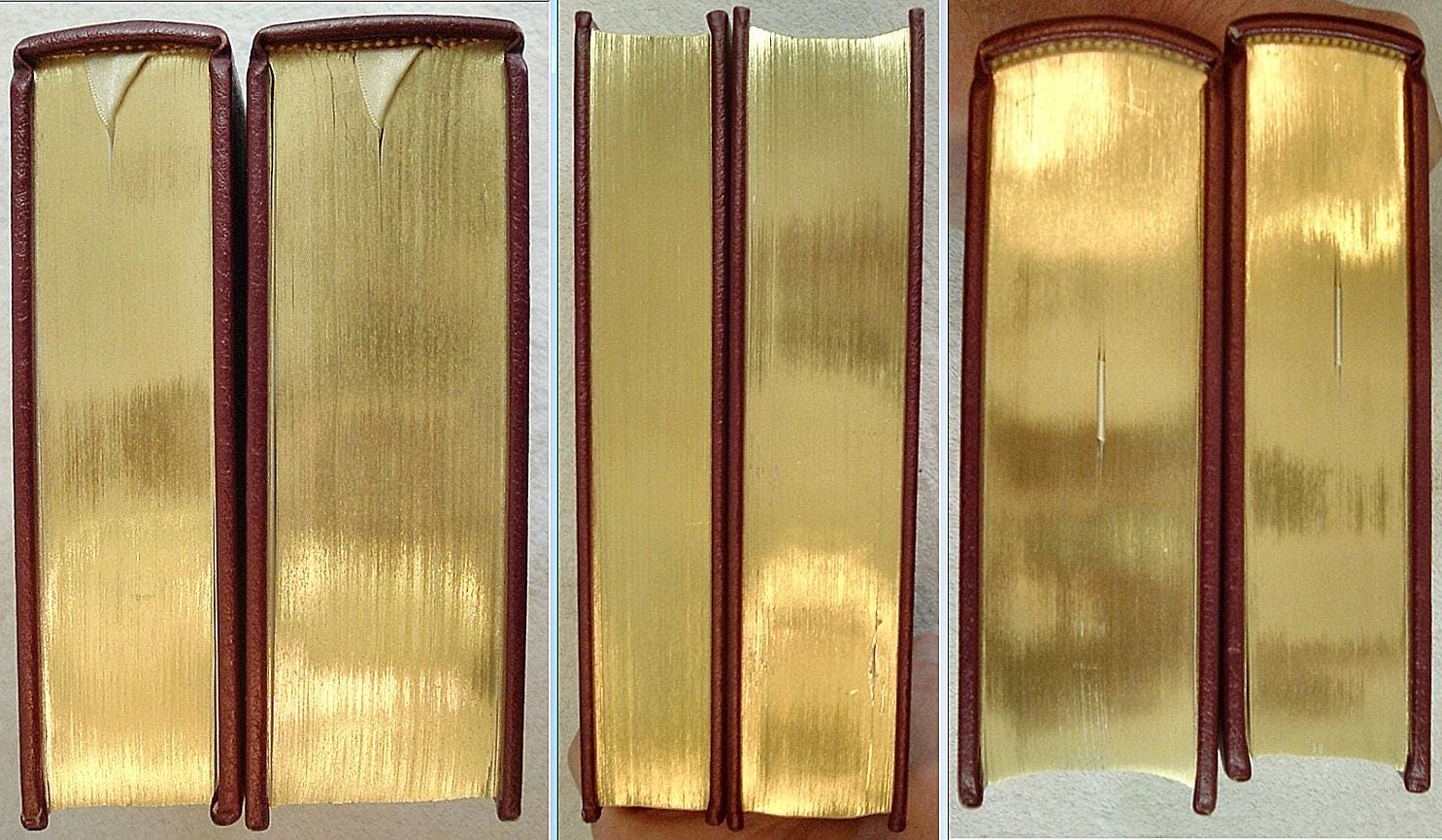 LES MISERABLES by Victor Hugo Easton Press Leather 2 Volume Set Famous Editions 1966