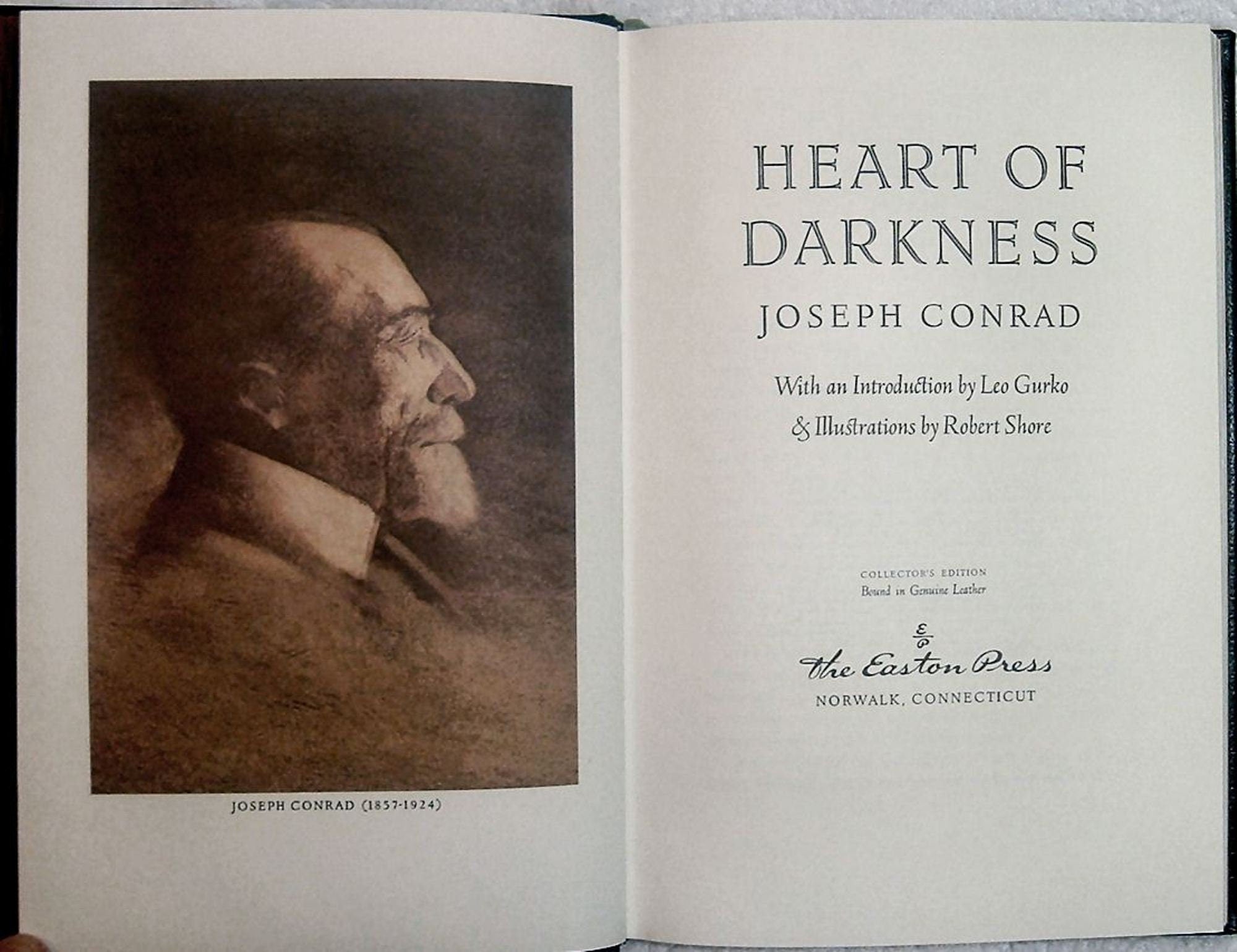 The HEART of DARKNESS by Joseph Conrad Easton Press Leather Brand New 1980