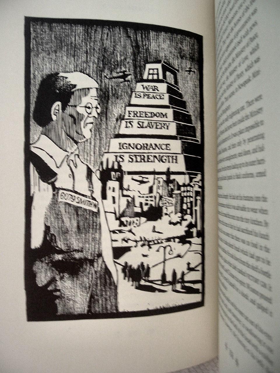 Animal Farm & 1984 by George Orwell Franklin Library Leather Illus Limited Edition 1978