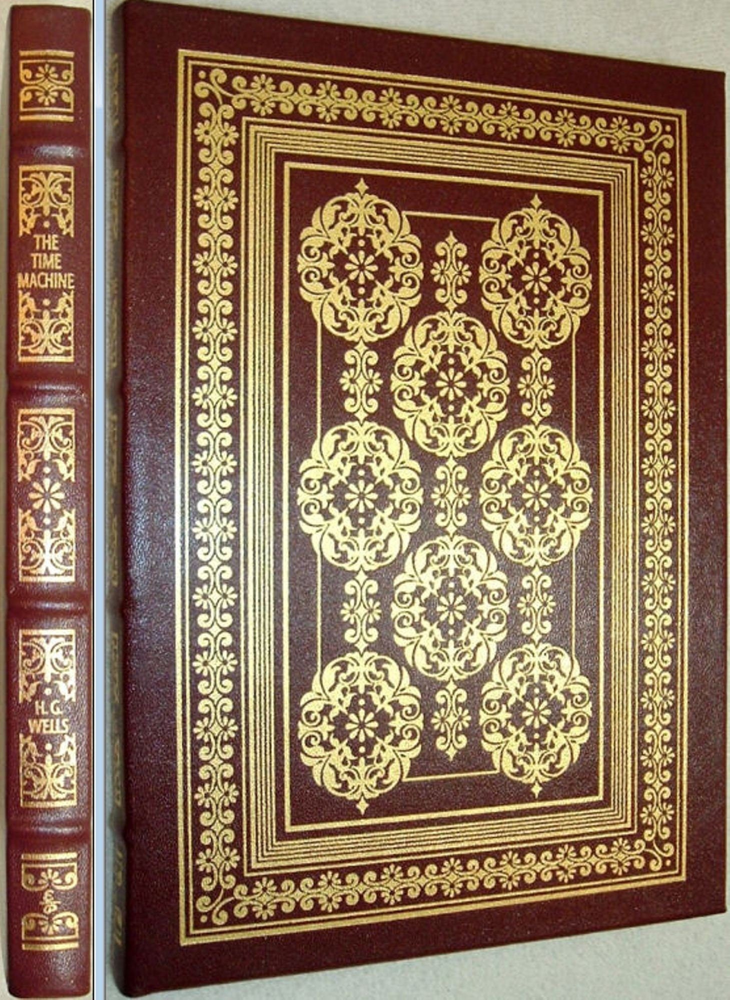THE TIME MACHINE by H. G. Wells Easton Press Leather As New 2002