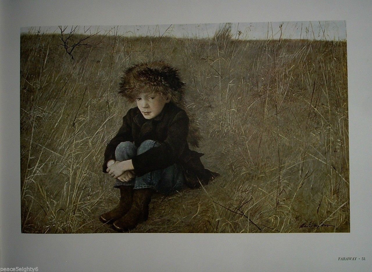 ANDREW WYETH by Richard Meryman 165 Color Prints With Dust Jacket First Edition 1968
