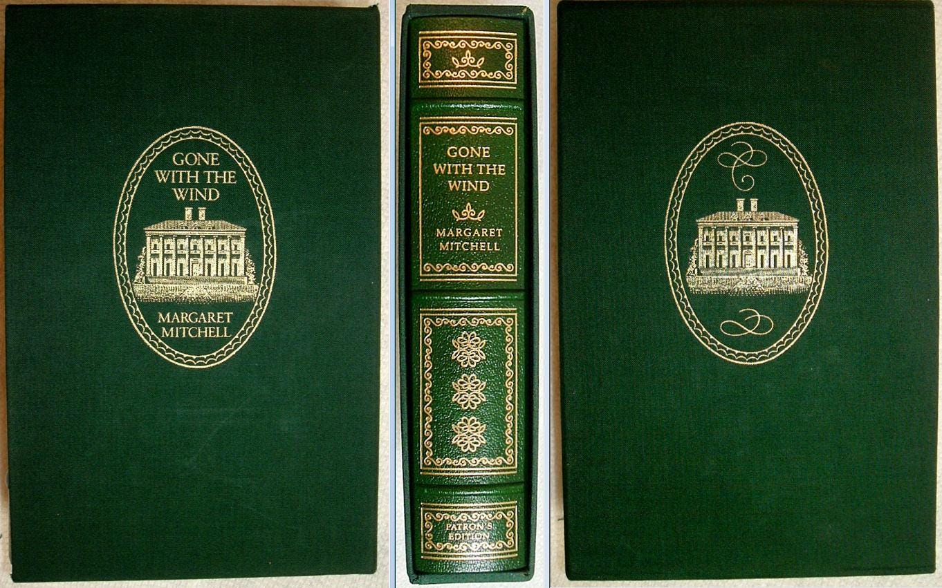 GONE With The WIND by Margaret Mitchell Franklin Library Patrons Edition 1986