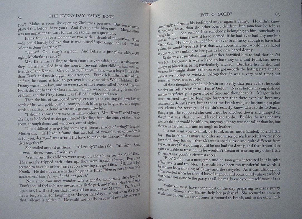 The Everyday Fairy Book Anna Chapin illus by Jessie Willcox Smith Easton Press 1996