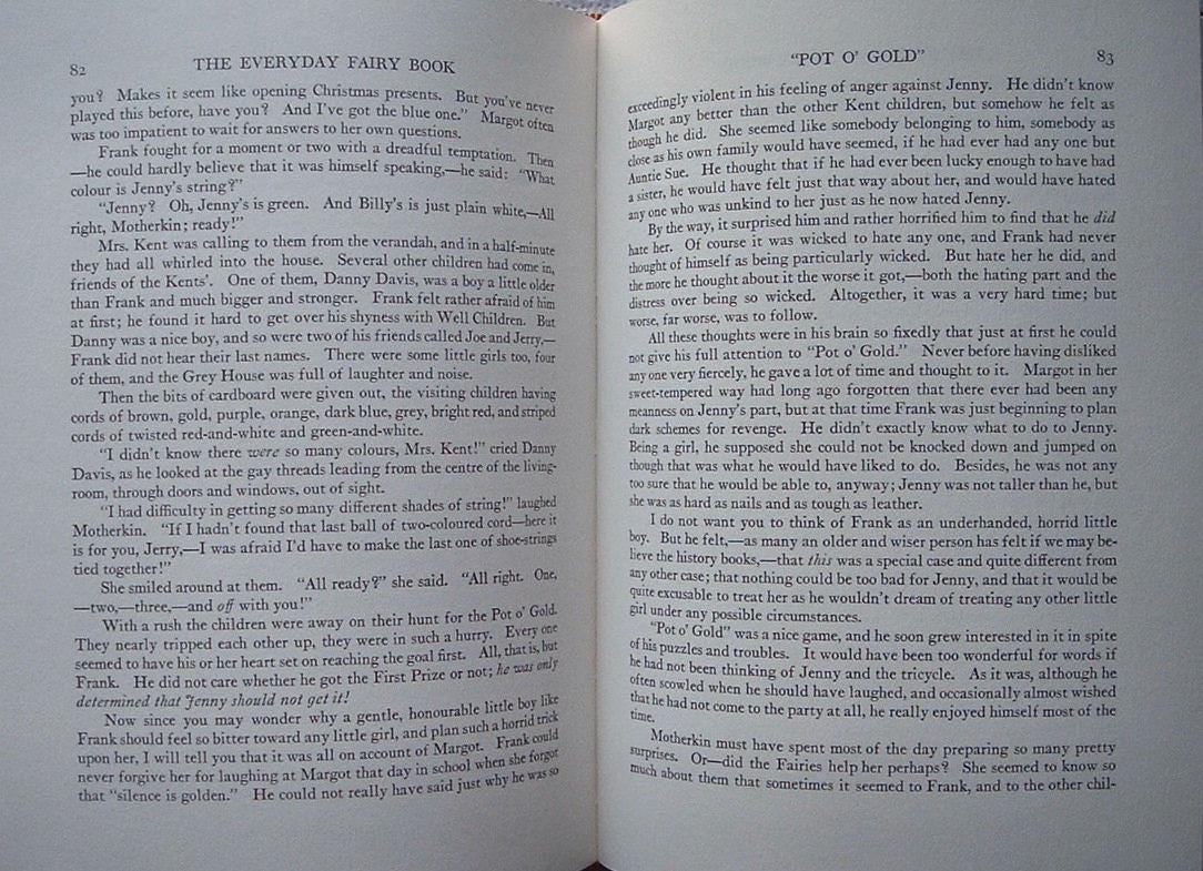 The Everyday Fairy Book Anna Chapin illus by Jessie Willcox Smith Easton Press 1996