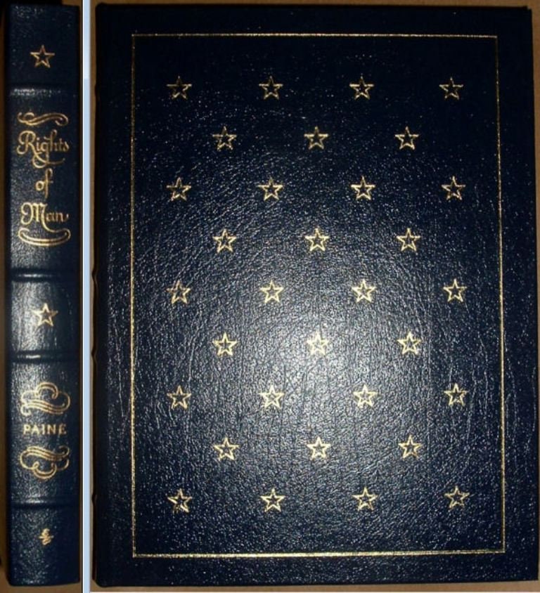 RIGHTS OF MAN by Thomas Paine Easton Press Genuine Leather New 1979