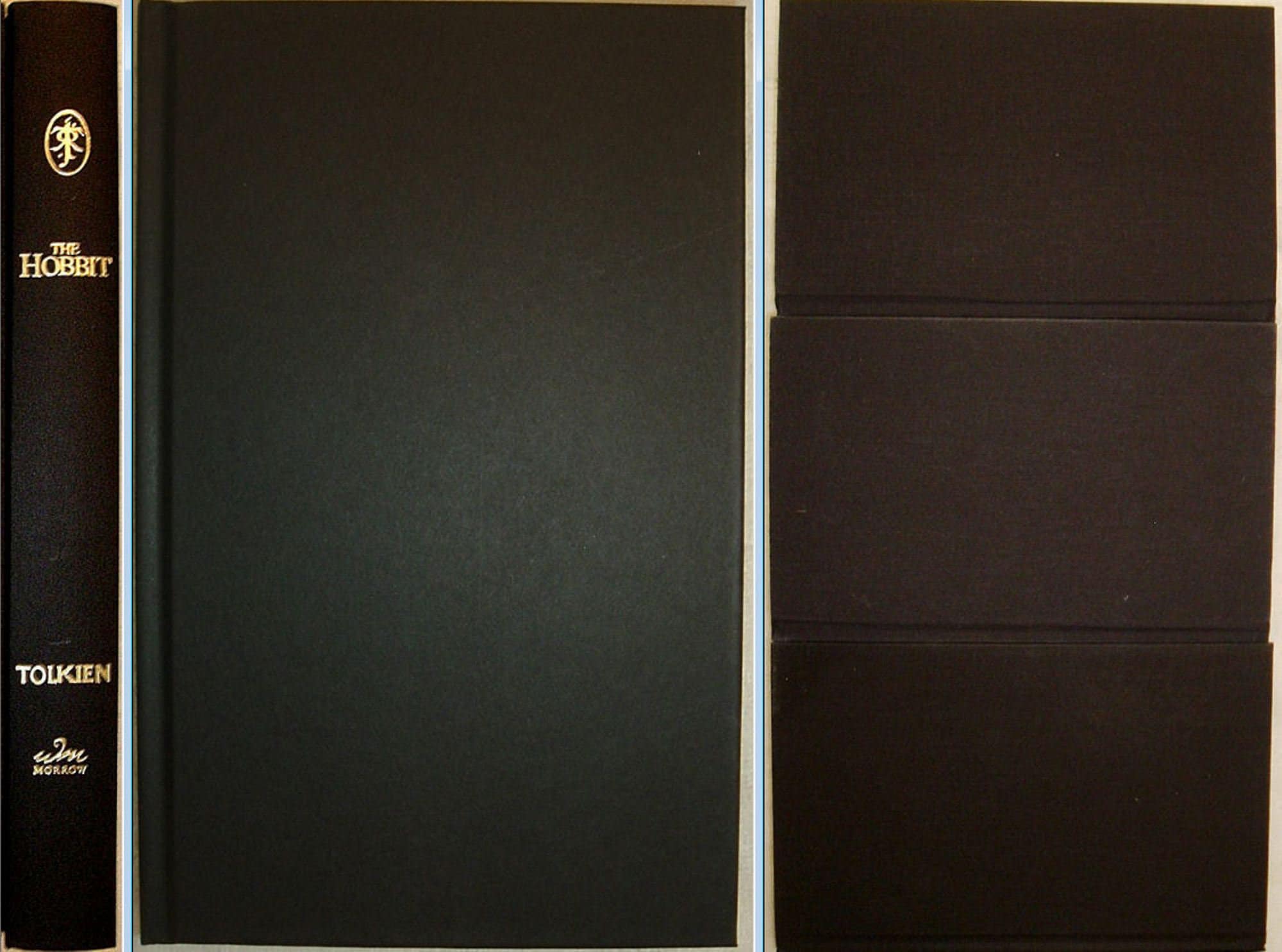 The LORD Of The RINGS Trilogy and The Hobbit by JRR Tolkien with New Custom Dust Jackets