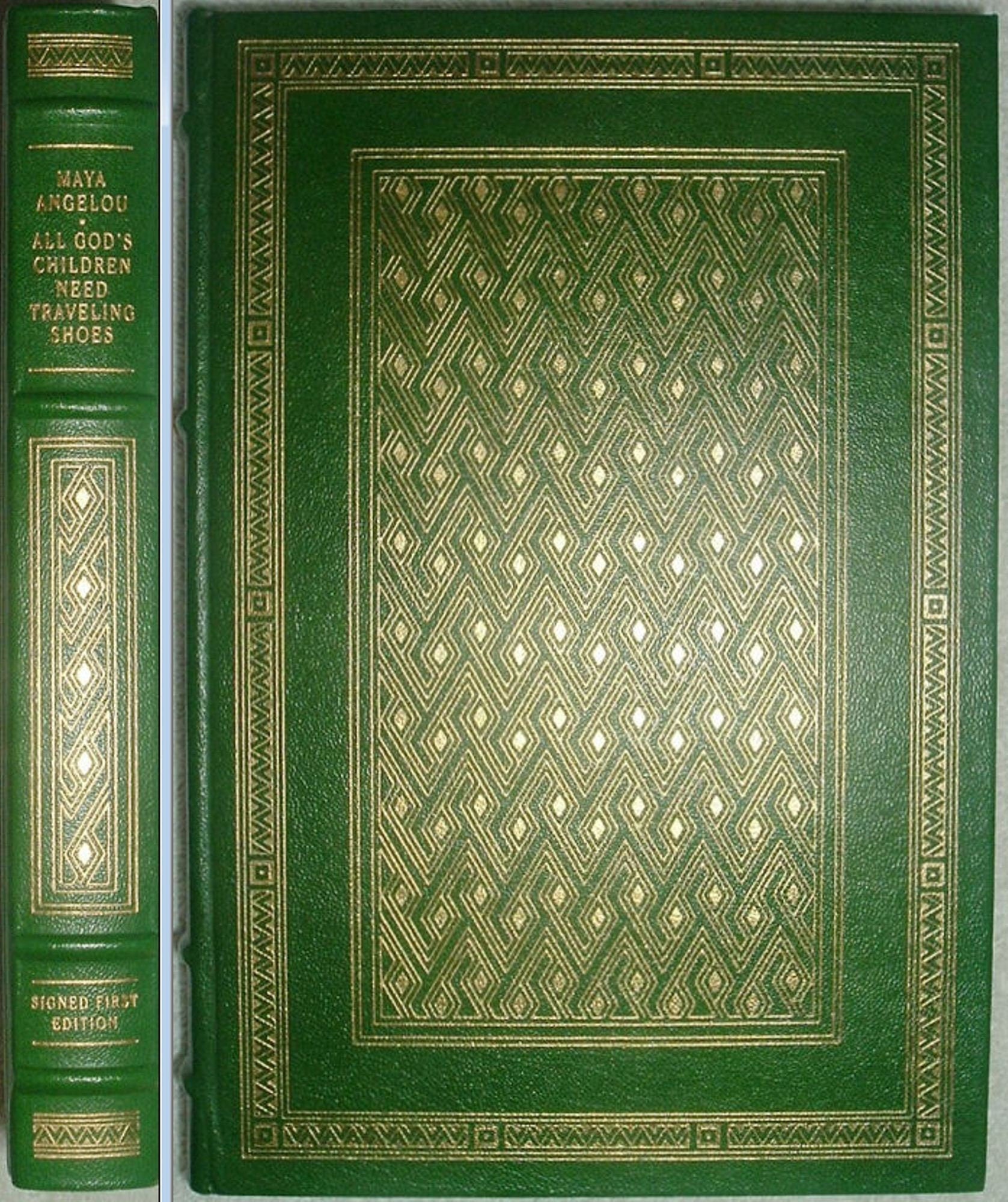 All Gods Children Need Traveling Shoes by Maya Angelou Signed by Author First Edition