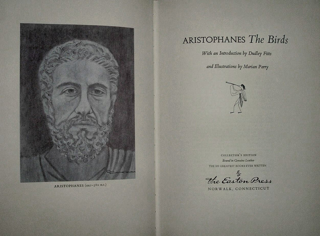 ARISTOPHANES The Frogs The Birds Easton Press Leather 1979