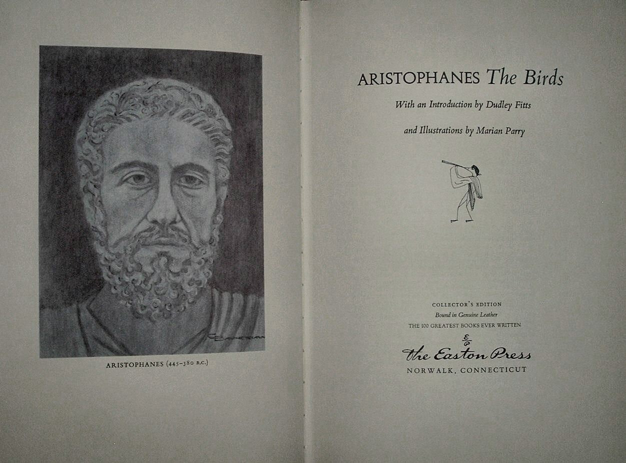 ARISTOPHANES The Frogs The Birds Easton Press Leather 1979