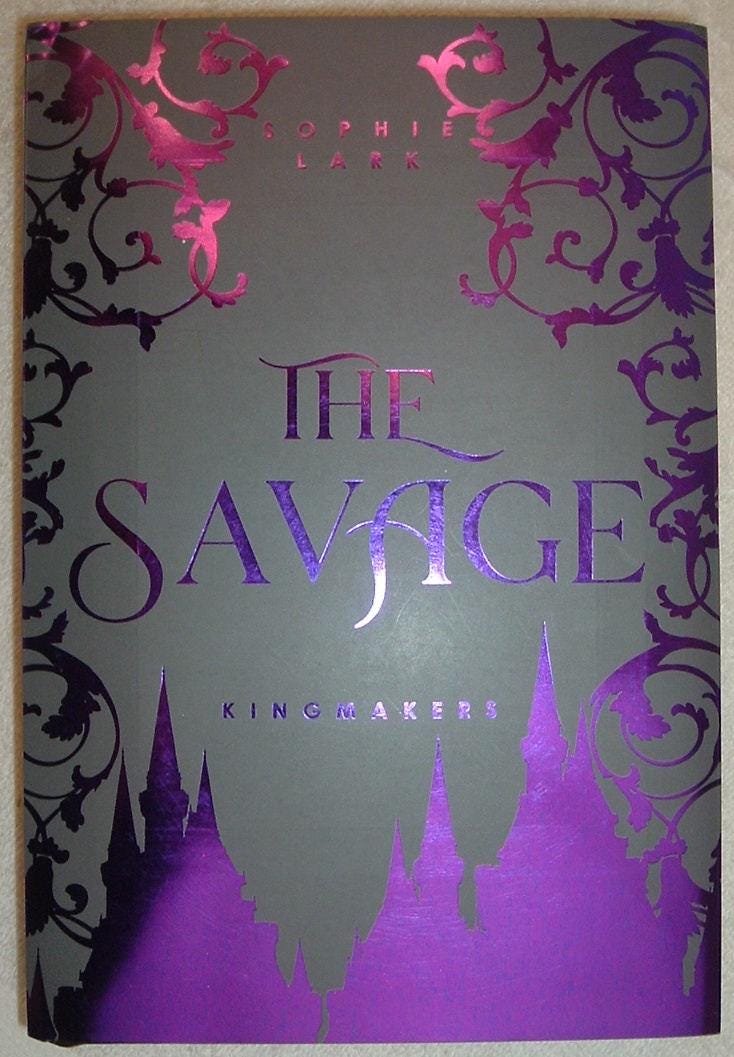 THE SAVAGE by Sophie Lark Bookish Box Signed Exclusive Lux Edition Kingmakers 2022