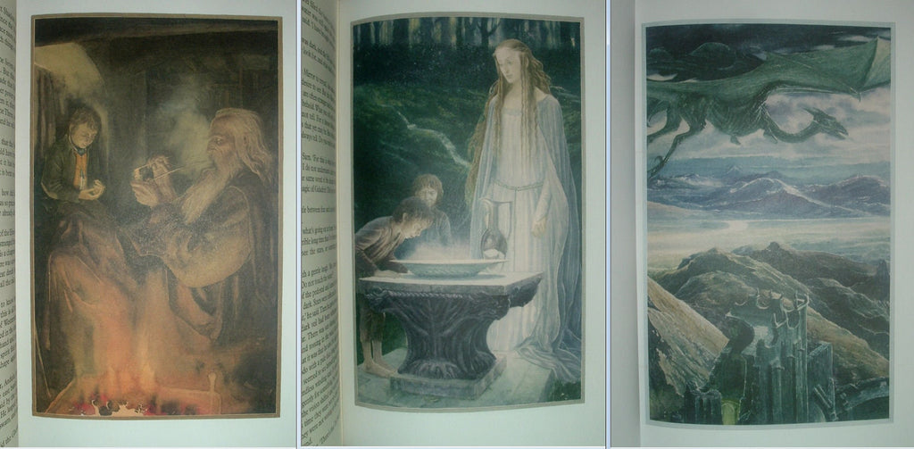 The HOBBIT & The LORD Of The Rings by JRR Tolkien 4 Vol Set illus by Alan Lee New Hardcovers