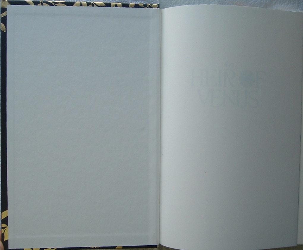 Signed First Edition: The Heir of Venus by Laura Shepperson (2024)