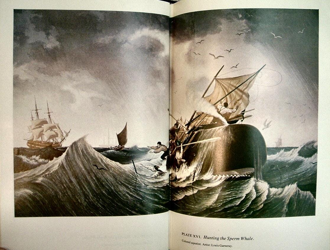 MOBY DICK or The Whale by Herman Melville Oxford University Press Leather 1981