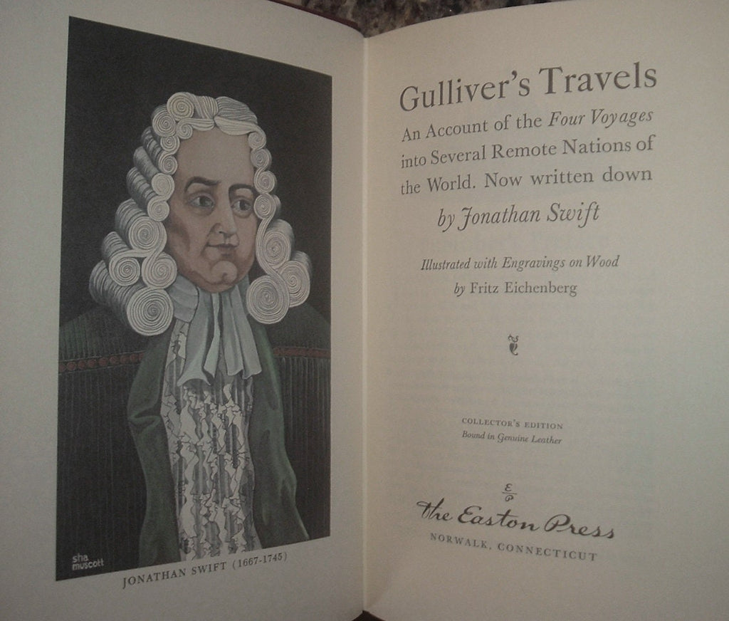 GULLIVER'S TRAVELS by Jonathan Swift Easton Press Leather 1976