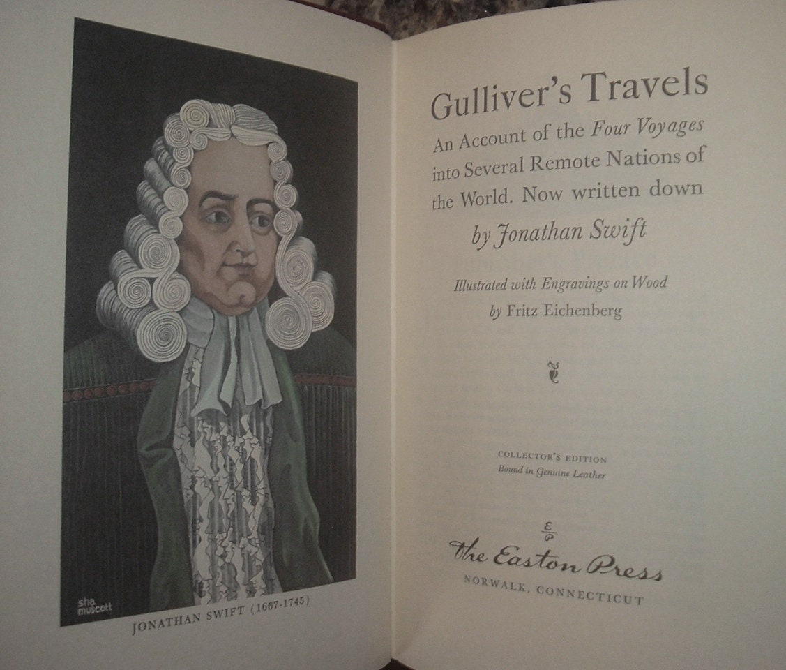 GULLIVER'S TRAVELS by Jonathan Swift Easton Press Leather 1976