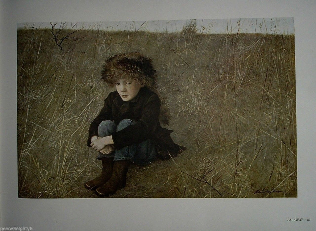 Andrew Wyeth Art Book: First Edition, 1968, Color Prints