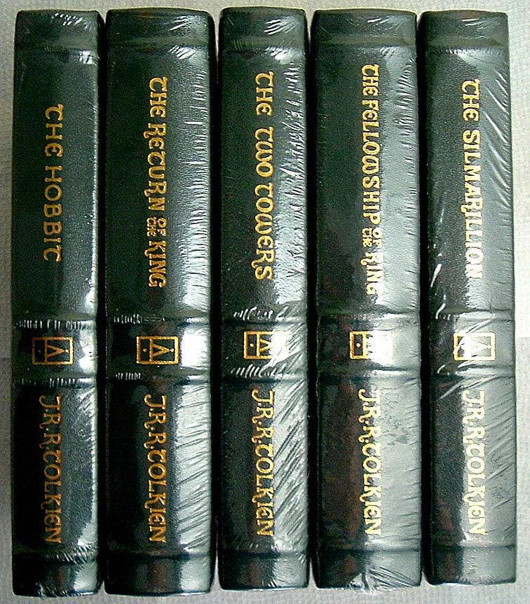 Lord Of The Rings JRR Tolkien 5 Volume Set Easton Press Leather Brand New