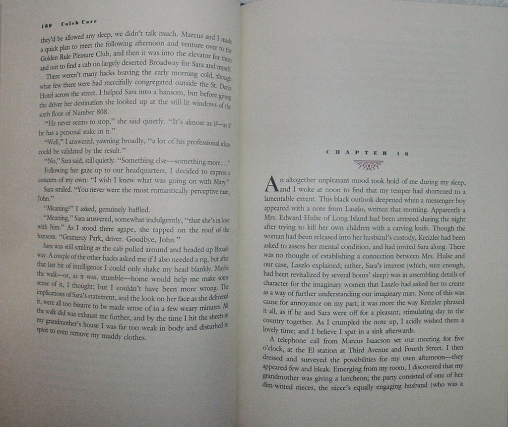 THE ALIENIST by Caleb Carr Franklin Library Signed First 1st Edition 1994