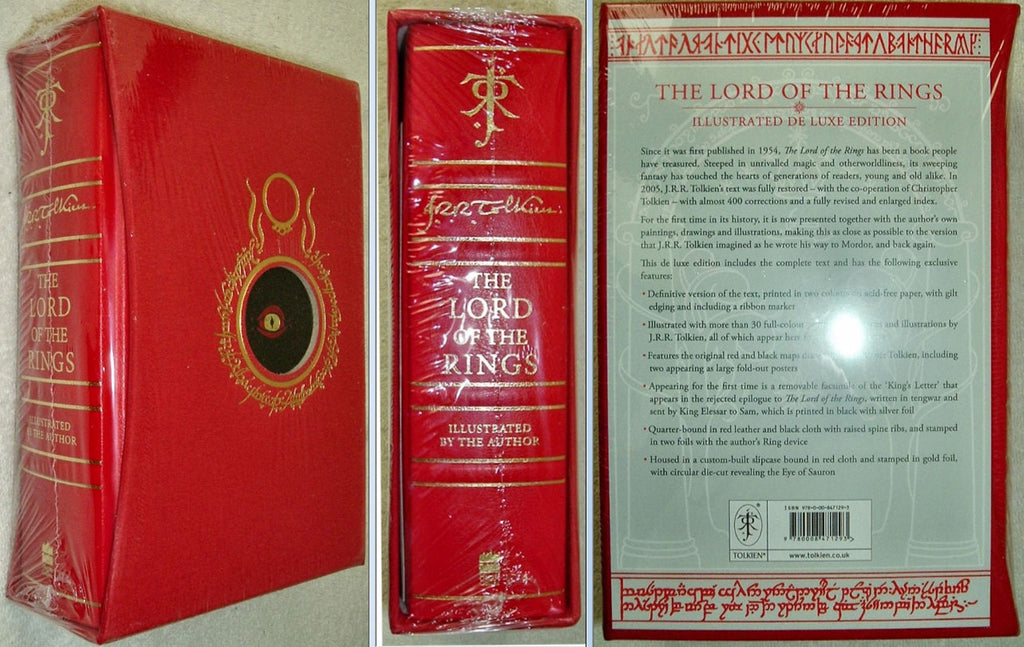 The LORD Of THE RINGS by J.R.R. Tolkien Illustrated Deluxe Edition New In Box