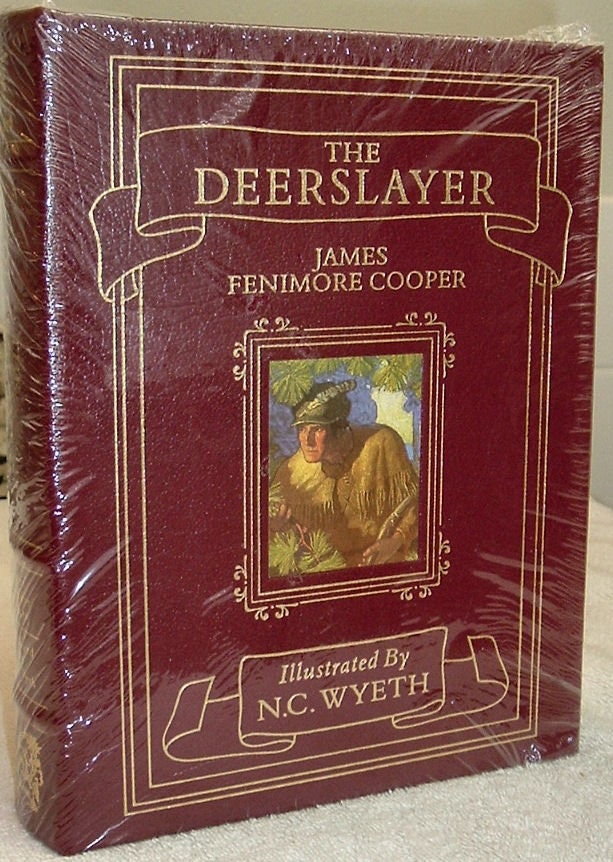 THE DEERSLAYER by James Fenimore Cooper Easton Press Leather NC Wyeth Illustrated New Sealed 1998