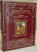 THE DEERSLAYER by James Fenimore Cooper Easton Press Leather NC Wyeth Illustrated New Sealed 1998