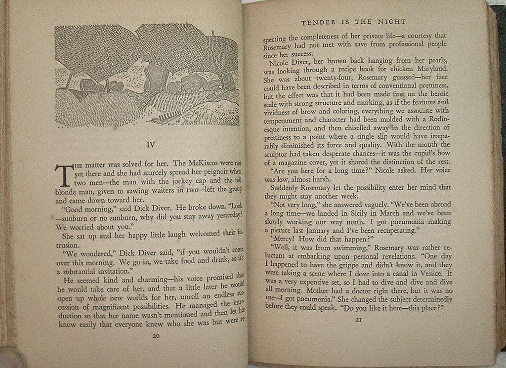 TENDER Is THE NIGHT by F Scott Fitzgerald Charles Scribners Sons First Edition 1934