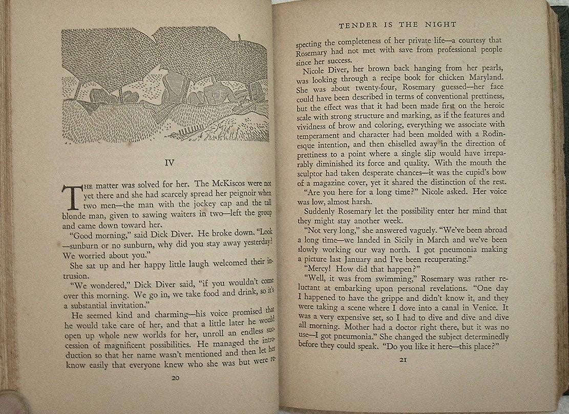 TENDER Is THE NIGHT by F Scott Fitzgerald Charles Scribners Sons First Edition 1934