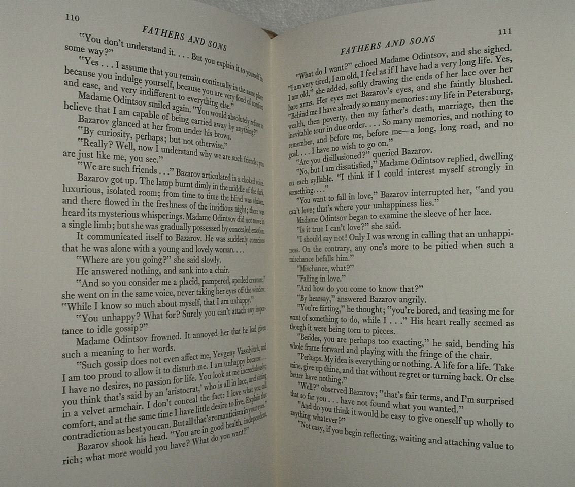 Fathers and Sons: Ivan Turgenev, Easton Press Leather Bound Edition