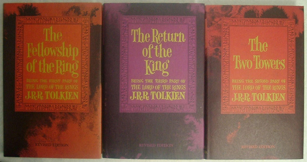 The Lord of the Rings by J.R.R. Tolkien 3 Volume Set with Slip Case 1965 Edition