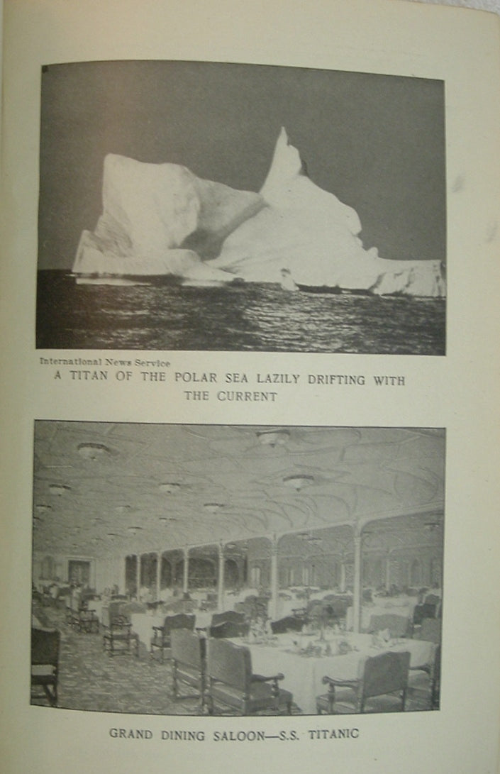 SINKING Of THE TITANIC Official Edition Actual Eyewitness Accounts First Edition 1912