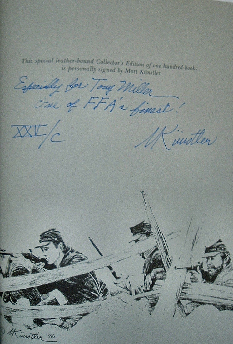 Images of The Civil War Easton Press Illustrated and Signed by Artist Mort Kunstler 1992