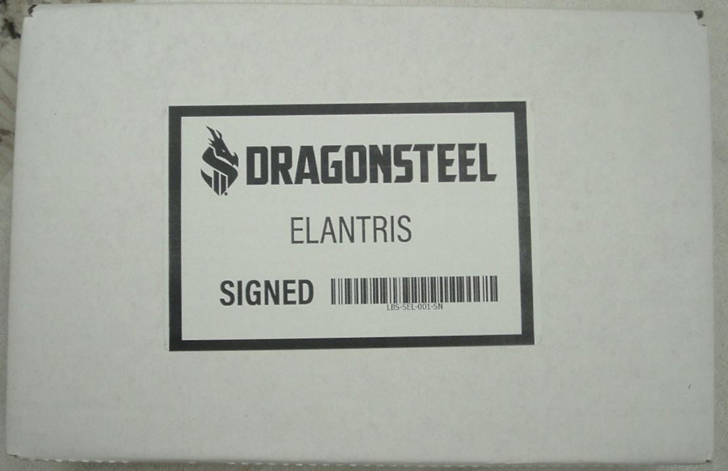 ELANTRIS by Brandon Sanderson Full Leather 10th Anniversary Edition Signed New Sealed In Box