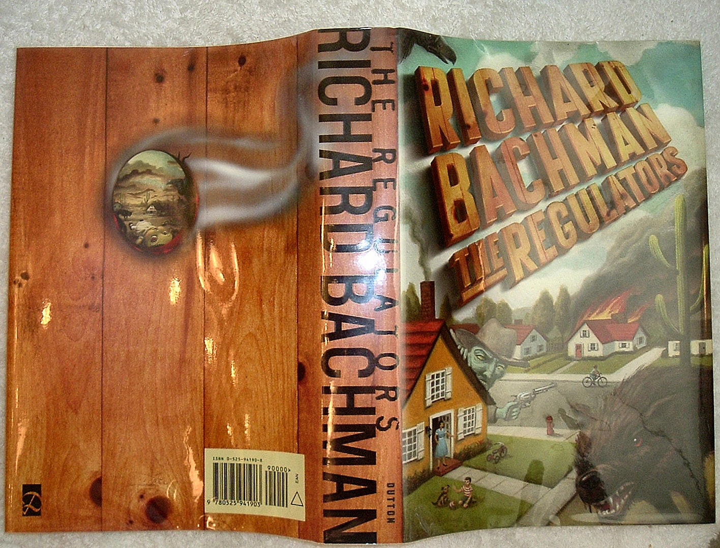 THE REGULATORS by Richard Bachman (AKA) Stephen King Dutton Signed First Edition 1996