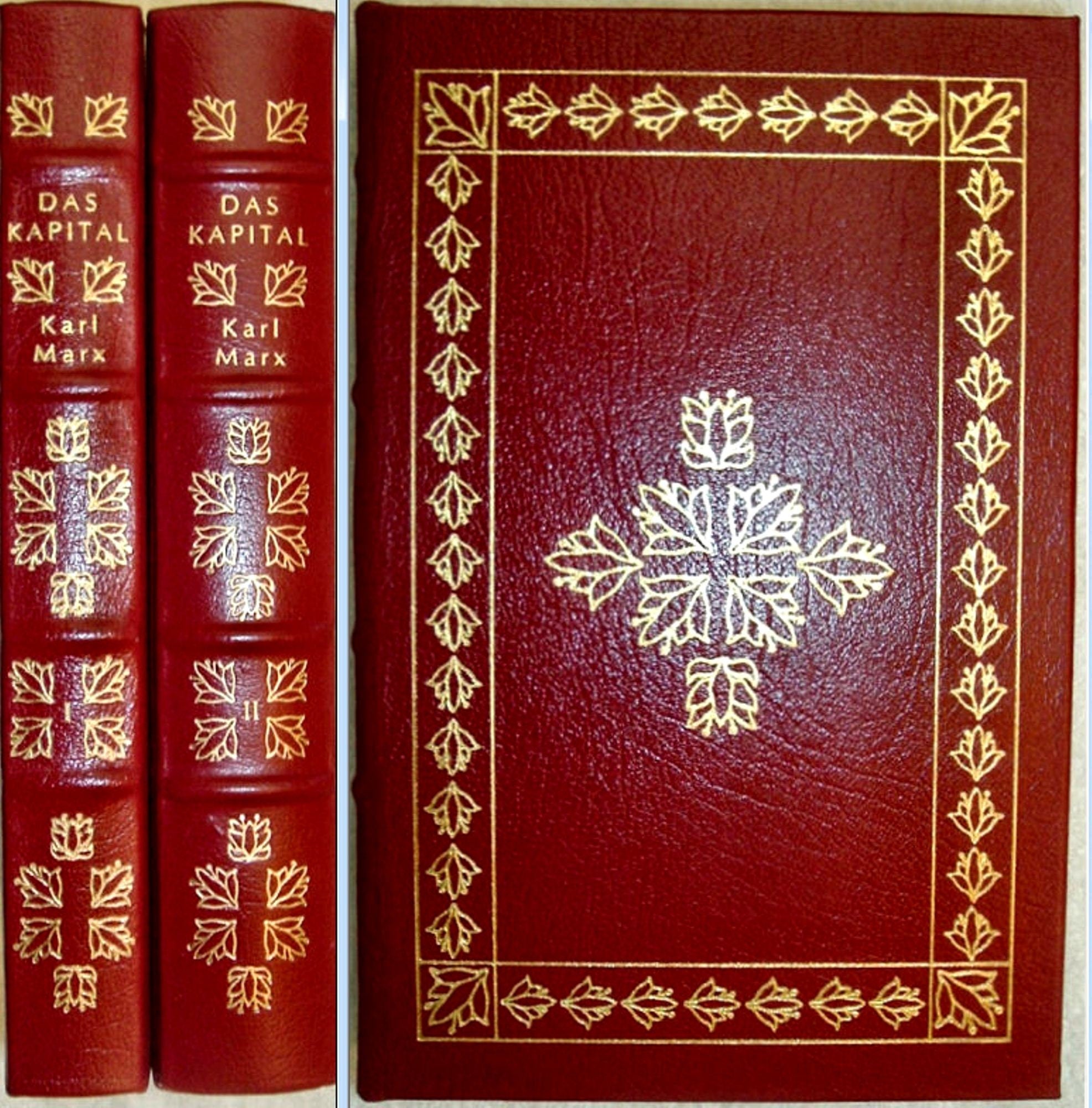 Das Kapital by Karl Marx: Easton Press Leather Collector's Edition, 2 Volume Set