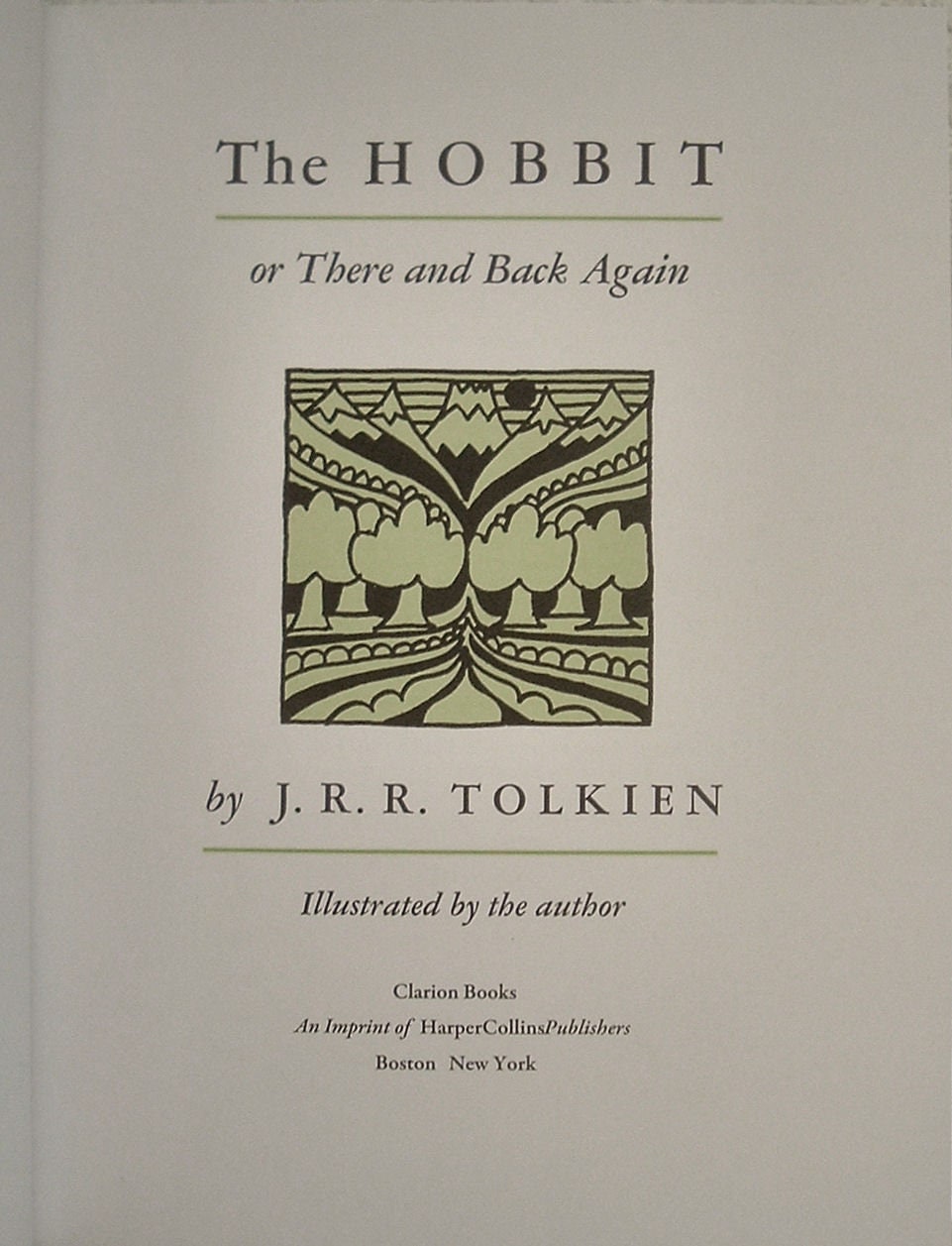 THE HOBBIT by J.R.R. Tolkien Collector's Edition 1987 Brand New Sealed