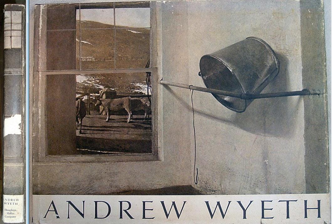 ANDREW WYETH by Richard Meryman 165 Color Prints With Dust Jacket First Edition 1968