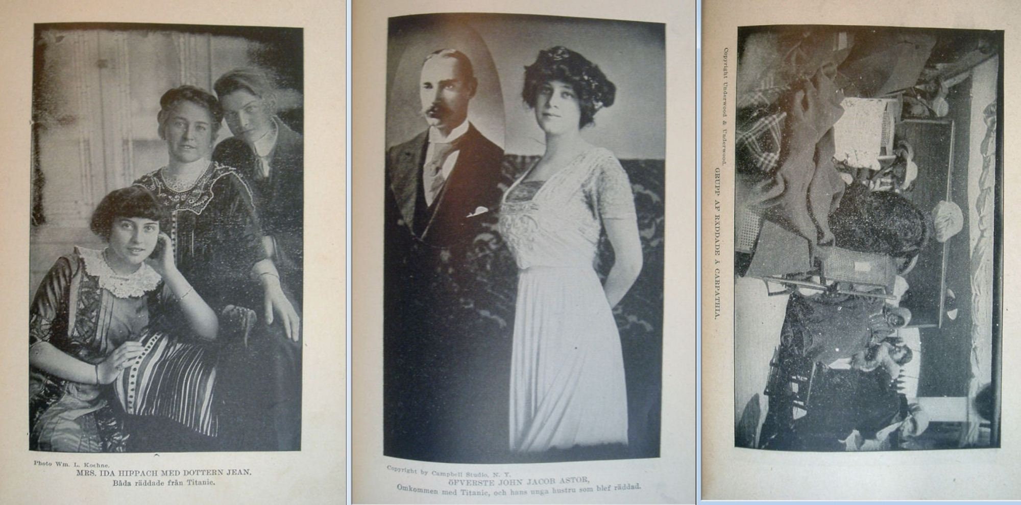 Berättelsen om vraket av Titanic - Minnesupplagan  på svenska 1912